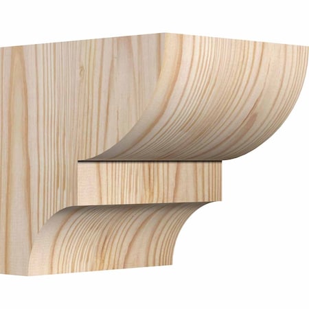 Ekena Millwork Ridgewood Smooth Corbel, Douglas Fir, 5 1/2"W x 6"D x 6"H COR06X06X06RID00SDF